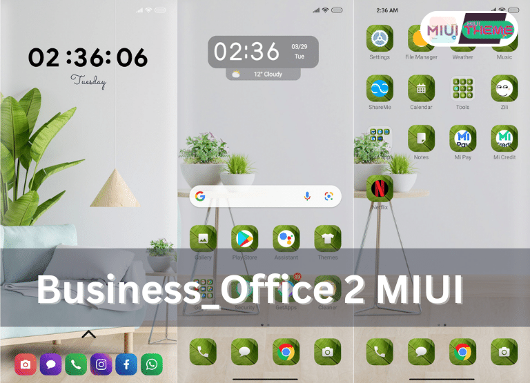 Business Office 2 MIUI Theme Download for MIUI 12 & MIUI 13
