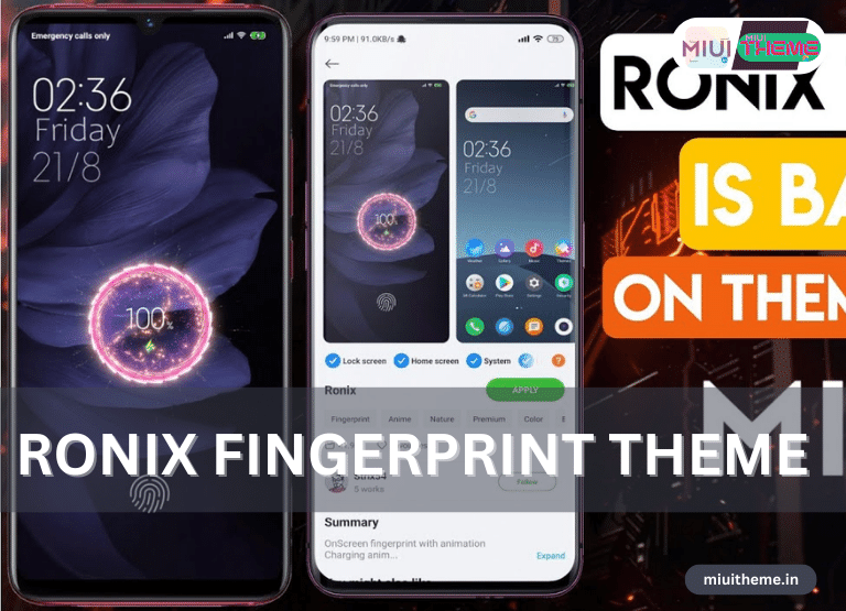 ronix fingerprint theme