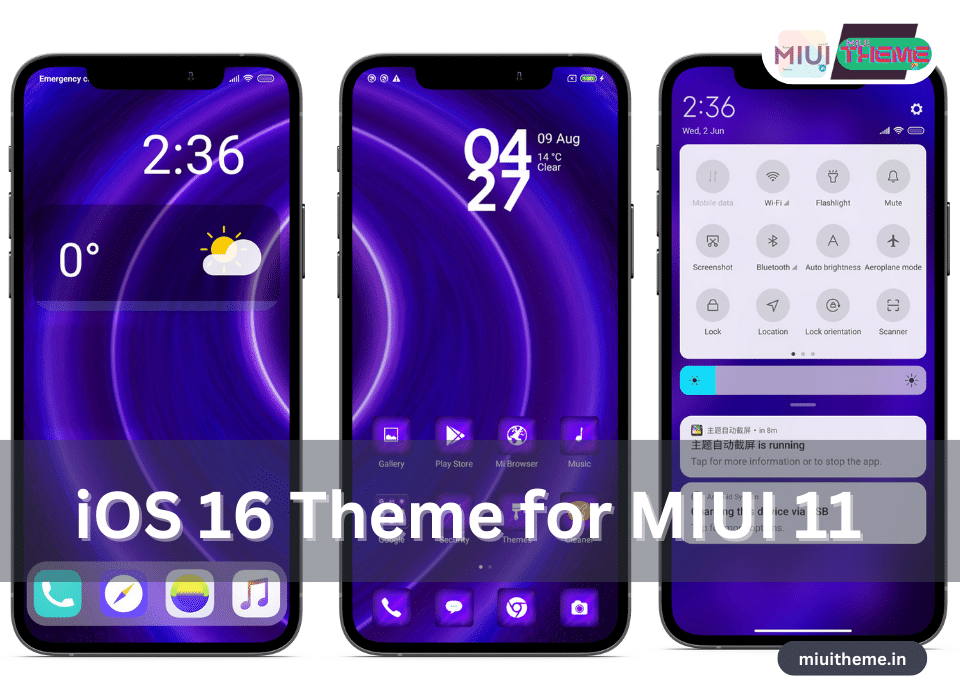 iOS Theme for MIUI 11