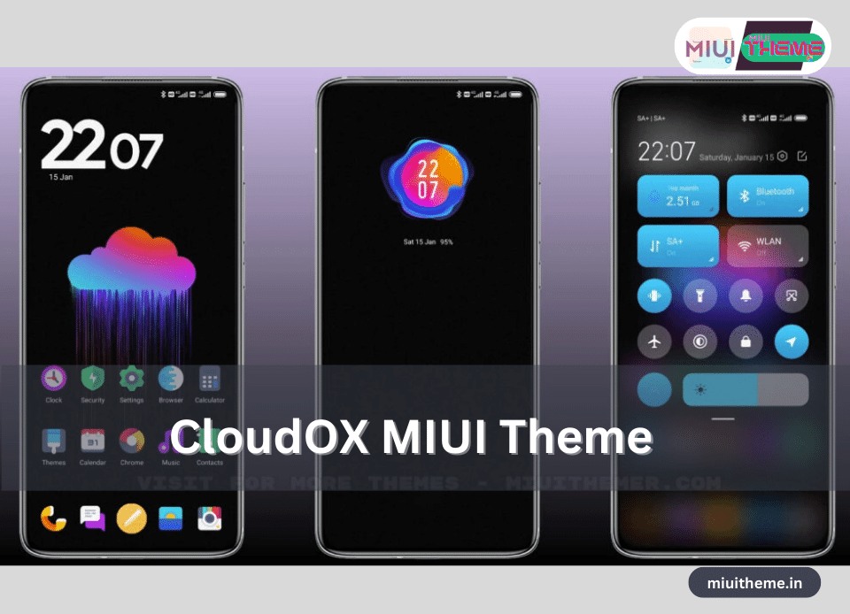 CloudOX MIUI Theme for Xiaomi Phones
