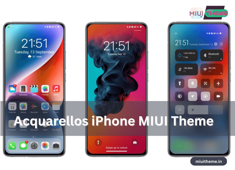 Acquarellos MIUI iPhone Theme for Xiaomi Devices