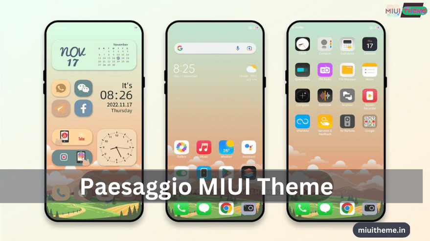 Paesaggio MIUI Theme for MIUI 12 & 13