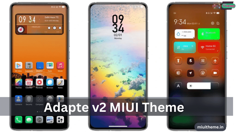 Adapte v2 MIUI Theme for Xiaomi and Redmi Phones