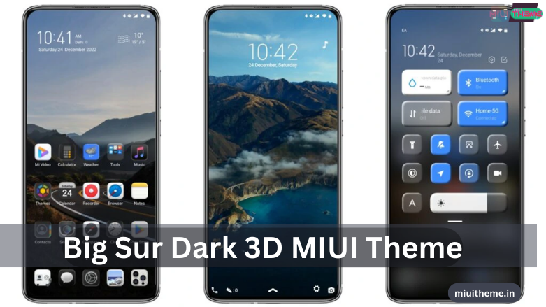 BIG SUGAR Dark 3D MIUI Theme for Xiaomi Phones