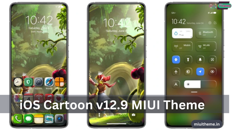 iOS Cartoon MIUI Theme for Xiaomi Phones [v12.9]