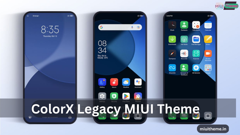 ColorX Legacy MIUI Theme with ColorOS Experience for Xiaomi Phones