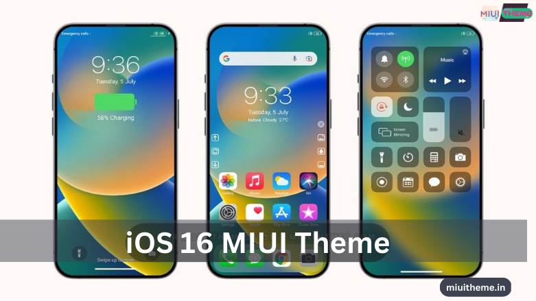 iOS 16 MIUI Theme with iOS theme download