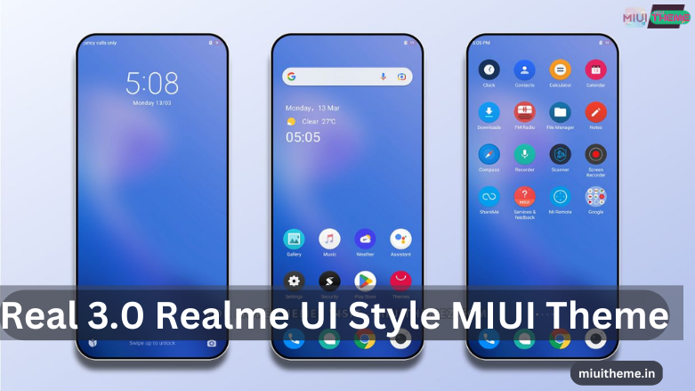 REAL 3.0 MIUI Theme for Xiaomi and Redmi Phones