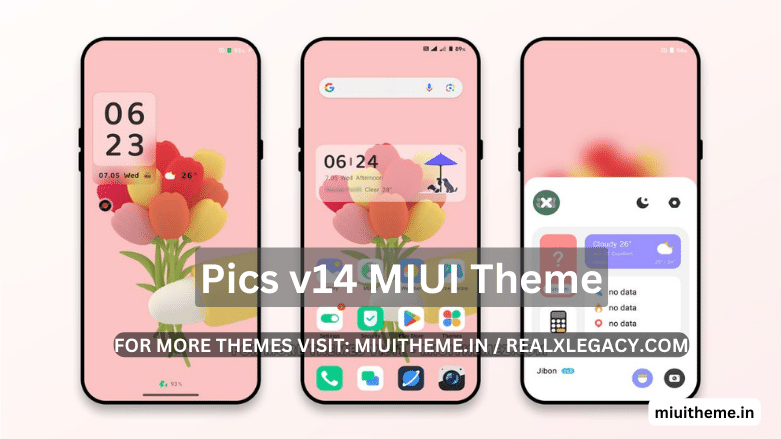 Pics v14 MIUI Theme with Cool Lockscreen for Xiaomi & Redmi Phones