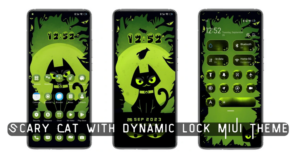 Scary Cat MIUI Theme for Xiaomi